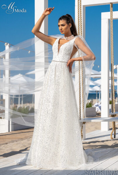 MS Moda 2024 Brautkleid 78 Sabrina 1 MS Moda Forever Outlet Brautmoden Magdeburg